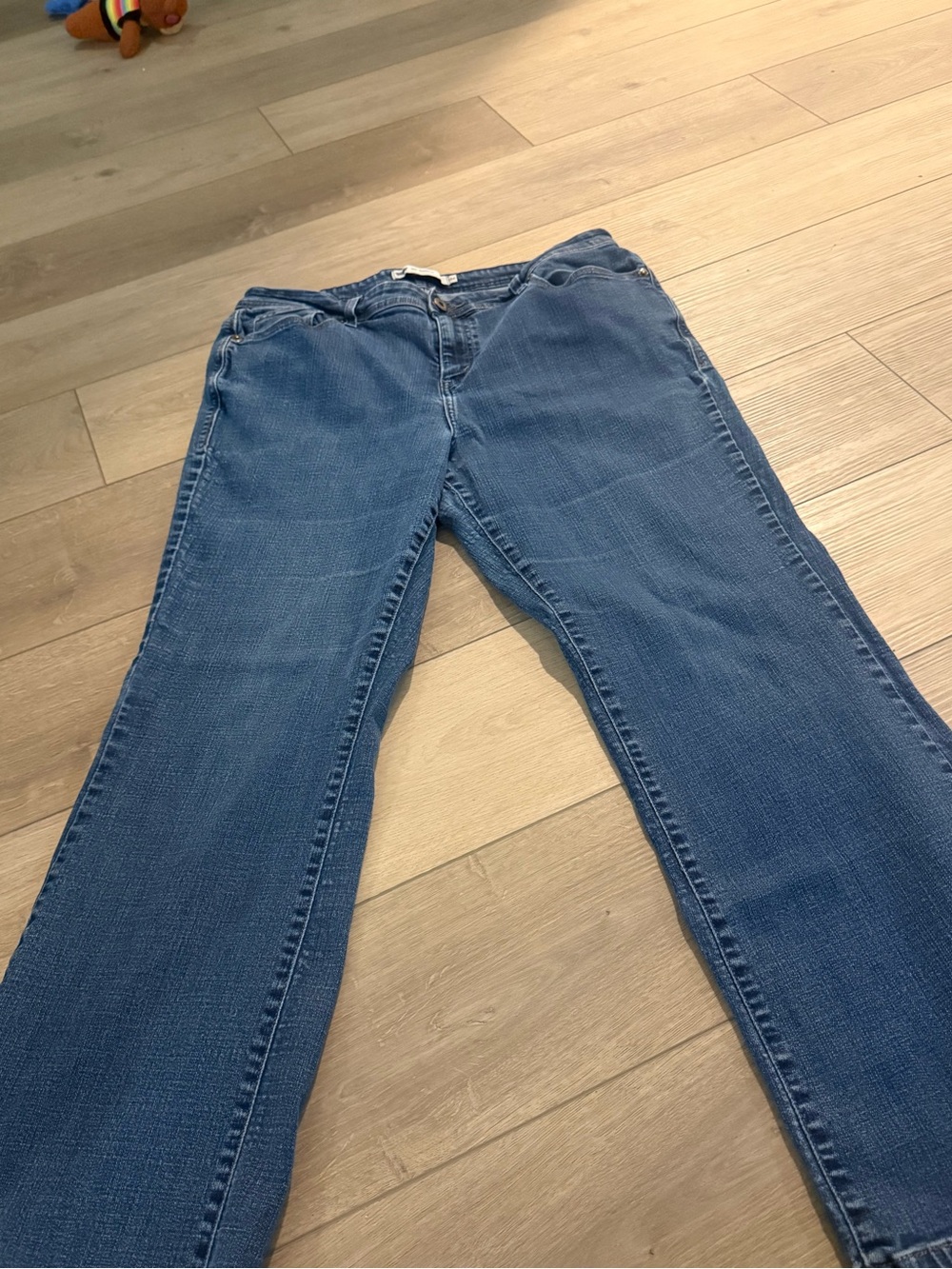 Levi’s 580 Bootcut Women’s Jeans Size 18W Medium Wash Plus Size Red Tab